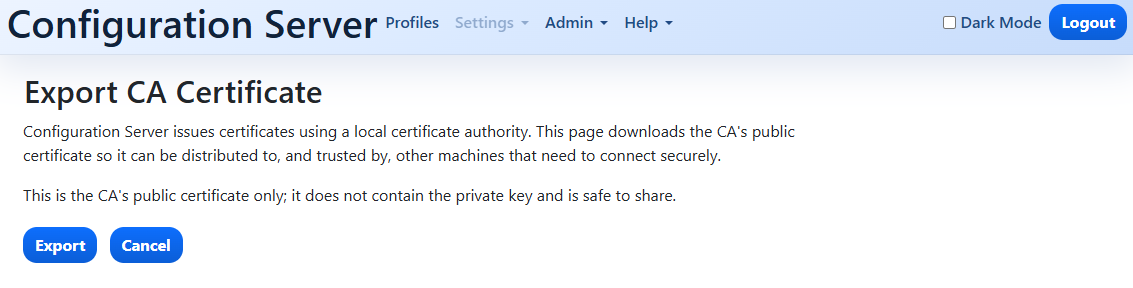 config-server-export-ca-cert