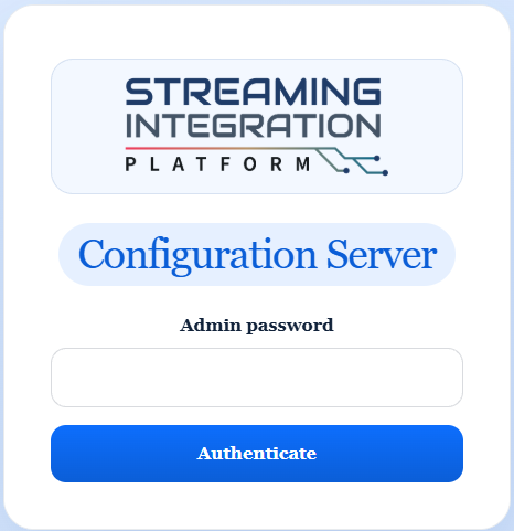config server login